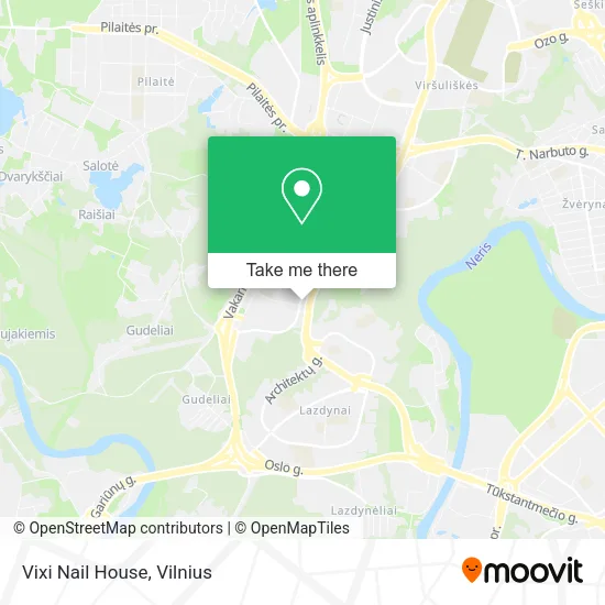 Vixi Nail House map