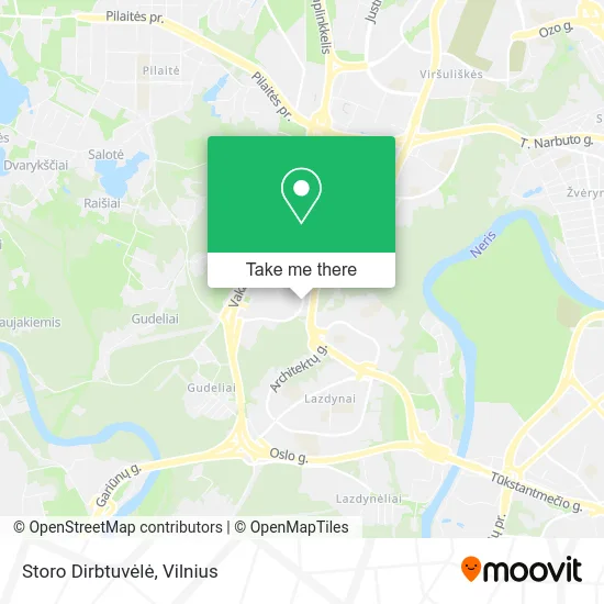 Карта Storo Dirbtuvėlė