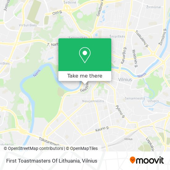 First Toastmasters Of Lithuania map