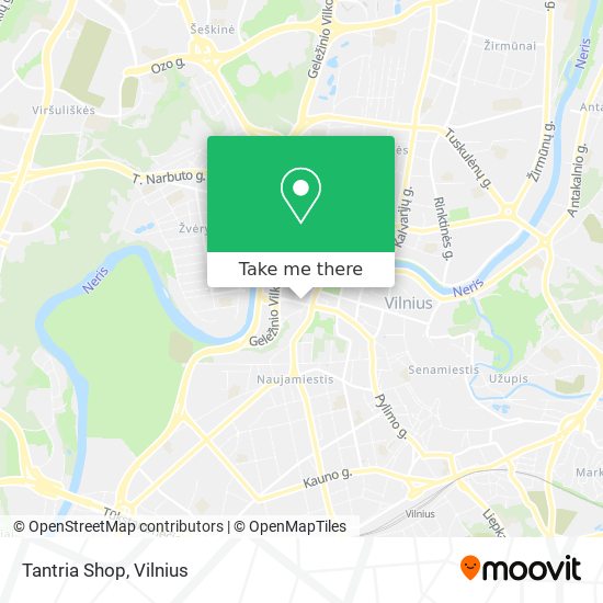 Карта Tantria Shop