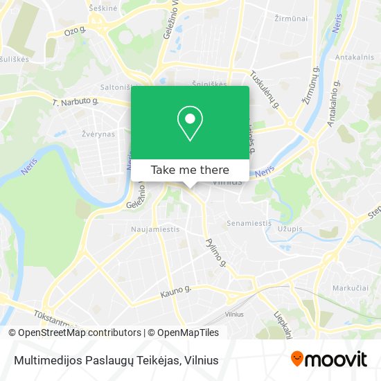 Multimedijos Paslaugų Teikėjas map
