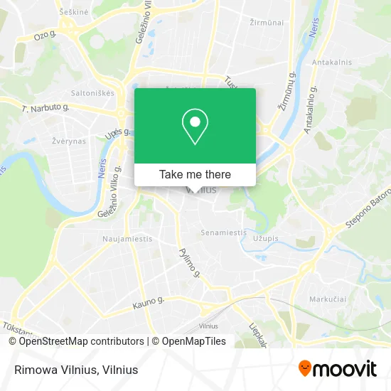 Карта Rimowa Vilnius