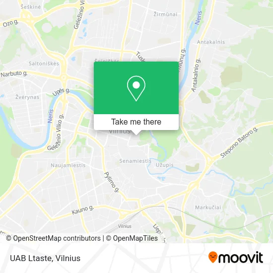 Карта UAB Ltaste