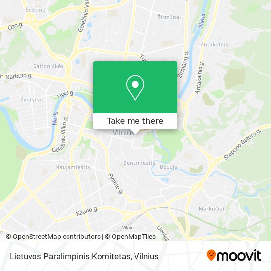 Lietuvos Paralimpinis Komitetas map