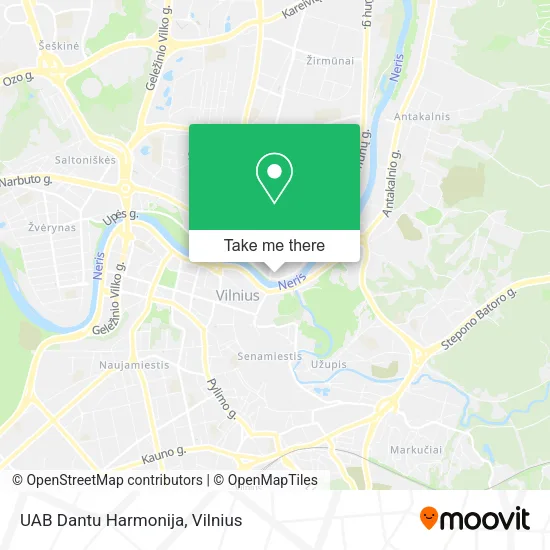 Карта UAB Dantu Harmonija