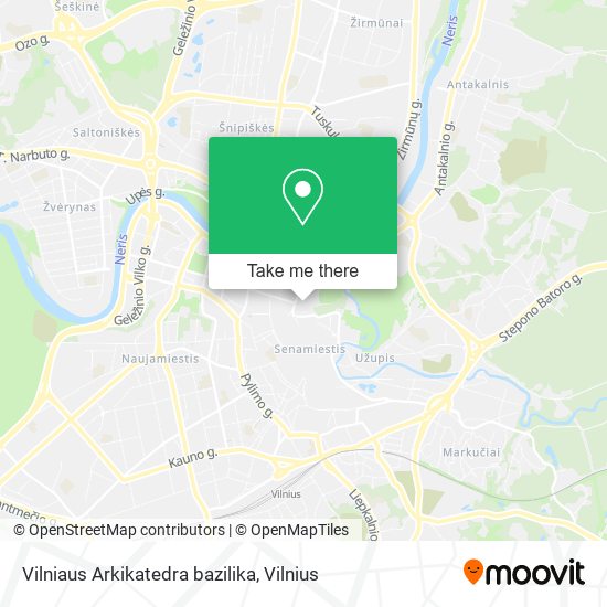 Vilniaus Arkikatedra bazilika map