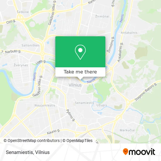 Карта Senamiestis