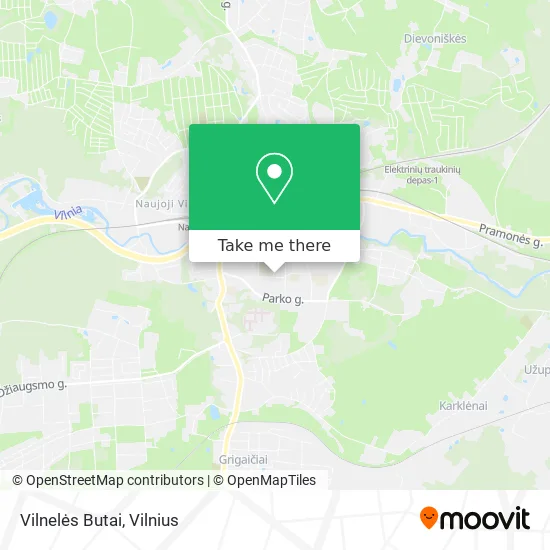 Карта Vilnelės Butai