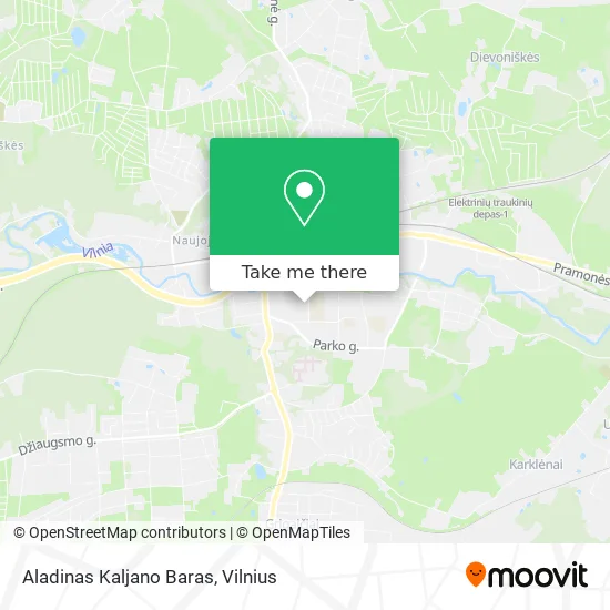 Карта Aladinas Kaljano Baras