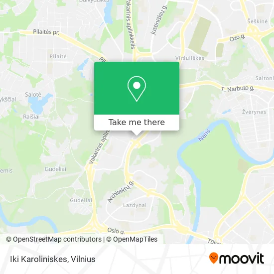 Карта Iki Karoliniskes