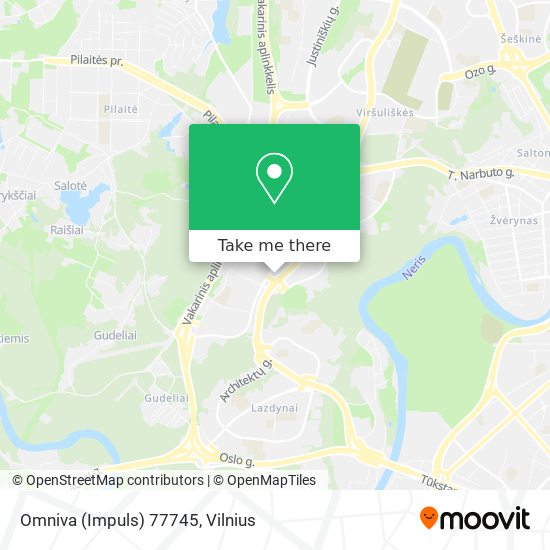 Omniva (Impuls) 77745 map
