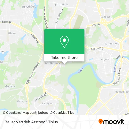 Карта Bauer Vertrieb Atstovy