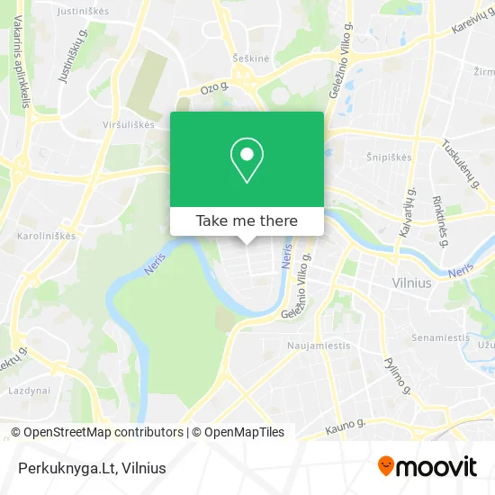 Карта Perkuknyga.Lt