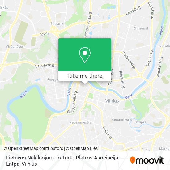 Lietuvos Nekilnojamojo Turto Plėtros Asociacija - Lntpa map