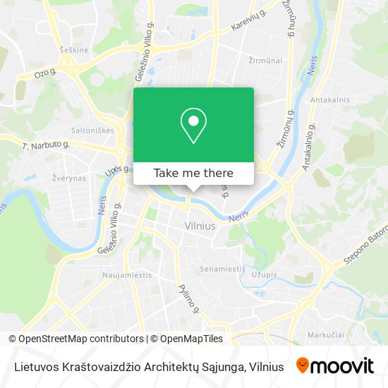 Lietuvos Kraštovaizdžio Architektų Sąjunga map