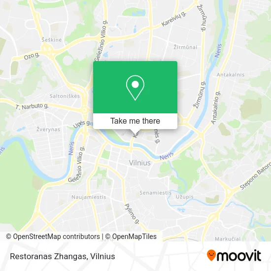 Карта Restoranas Zhangas