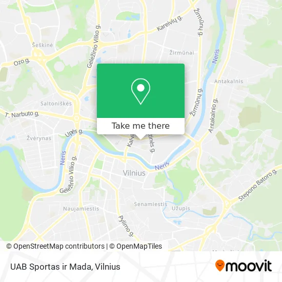 Карта UAB Sportas ir Mada