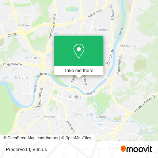 Карта Preserve.Lt