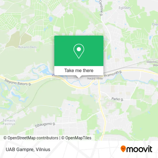 Карта UAB Gampre