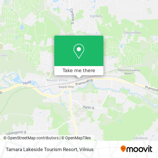 Tamara Lakeside Tourism Resort map