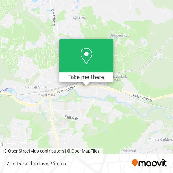 Карта Zoo Išparduotuvė