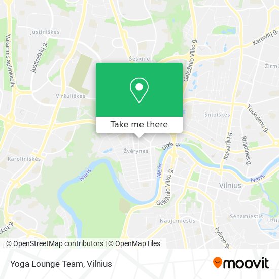 Карта Yoga Lounge Team