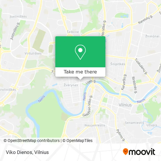 Карта Viko Dienos