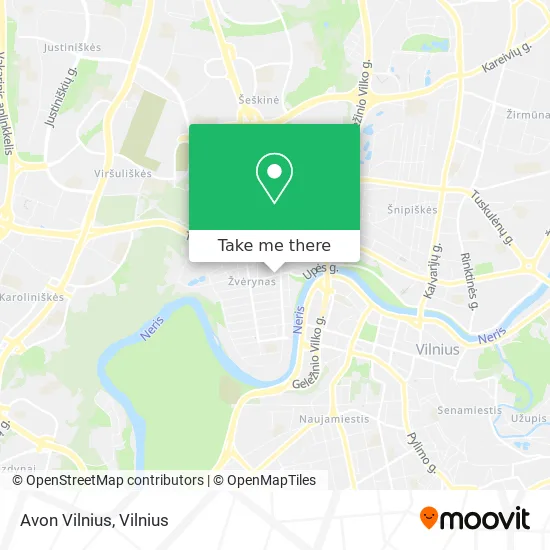 Карта Avon Vilnius