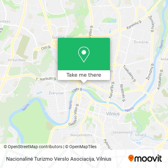 Nacionalinė Turizmo Verslo Asociacija map