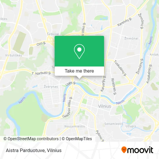 Карта Aistra Parduotuve