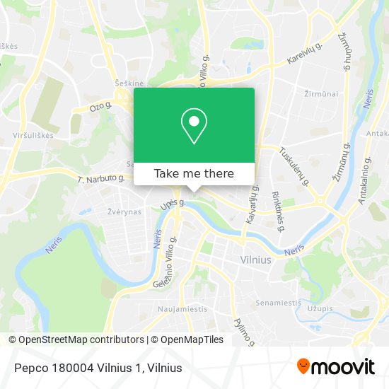 Pepco 180004 Vilnius 1 map