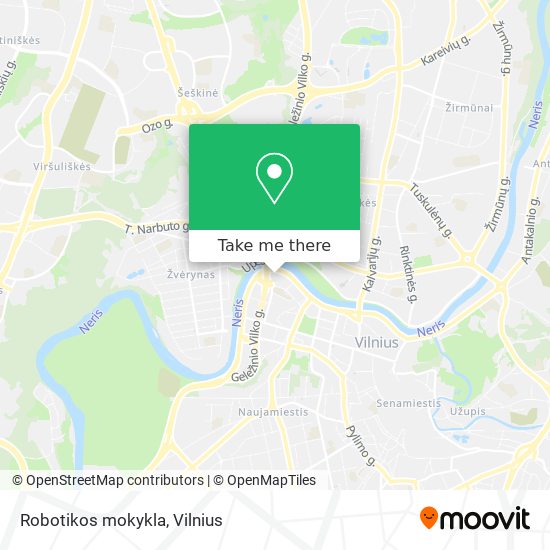 Robotikos mokykla map