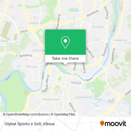 Olybet Sporto ir Grili map