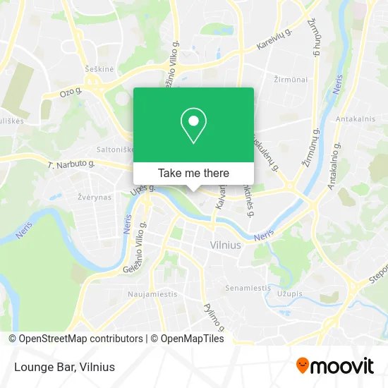 Карта Lounge Bar