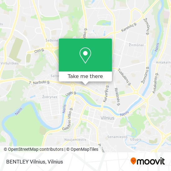 BENTLEY Vilnius map