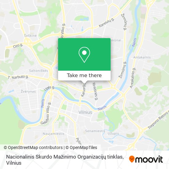 Nacionalinis Skurdo Mažinimo Organizacijų tinklas map