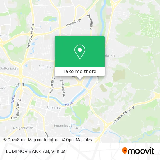 Карта LUMINOR BANK AB