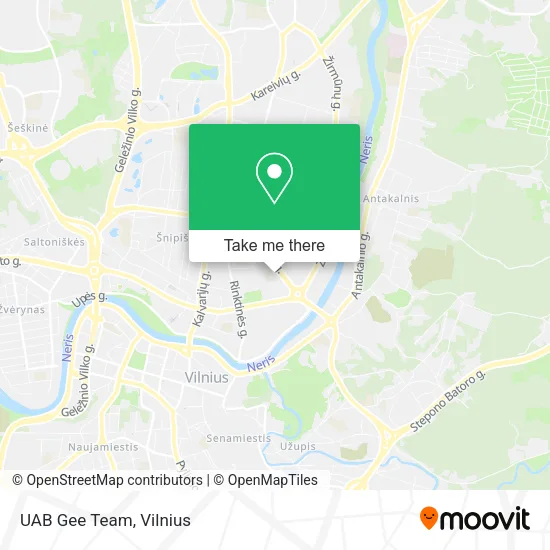 Карта UAB Gee Team