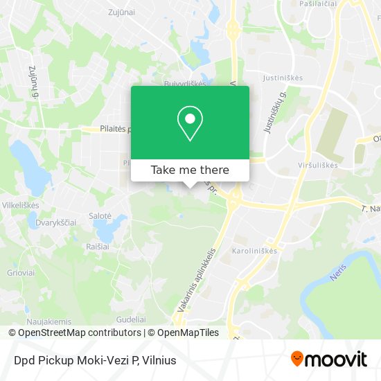 Dpd Pickup Moki-Vezi P map