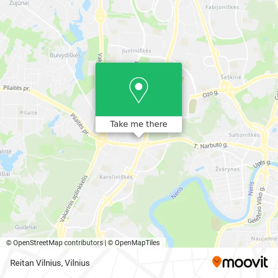 Карта Reitan Vilnius