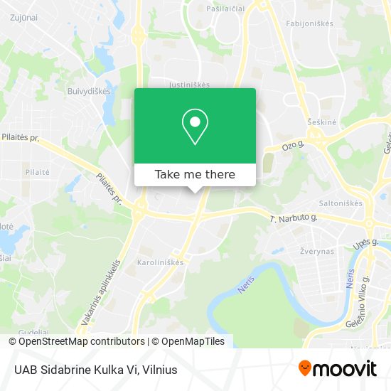 UAB Sidabrine Kulka Vi map