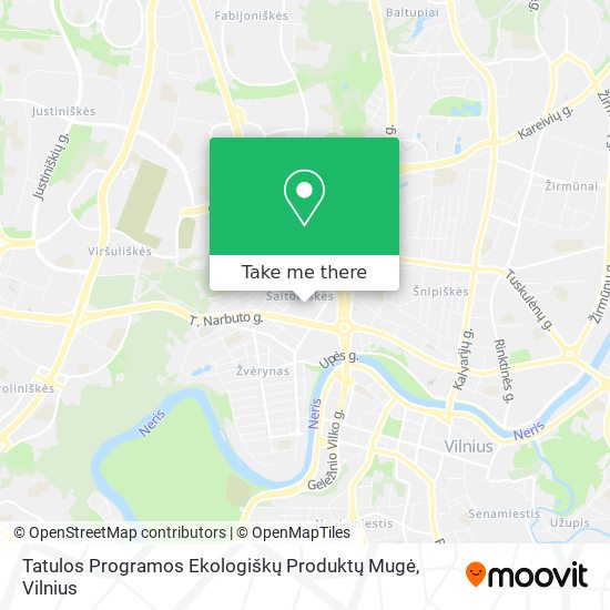 Карта Tatulos Programos Ekologiškų Produktų Mugė