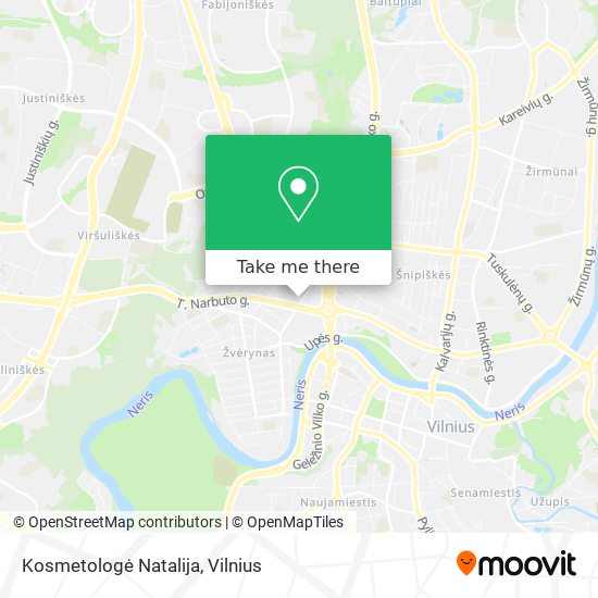 Kosmetologė Natalija map