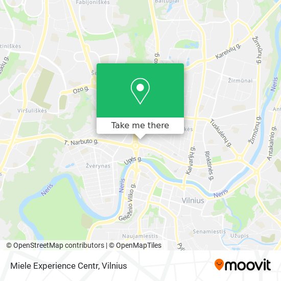 Miele Experience Centr map