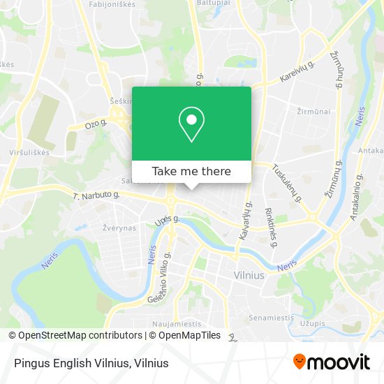 Карта Pingus English Vilnius