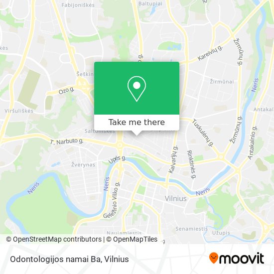 Odontologijos namai Ba map