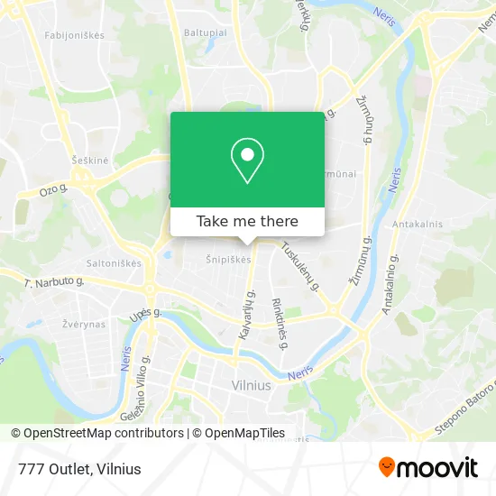 Карта 777 Outlet