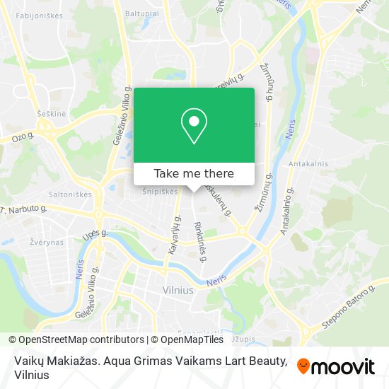 Vaikų Makiažas. Aqua Grimas Vaikams Lart Beauty map