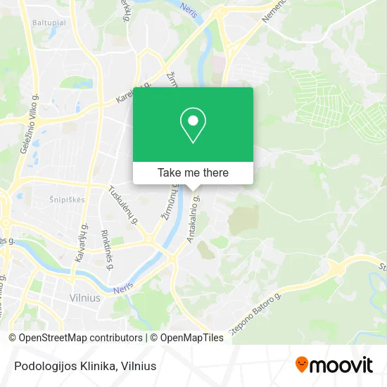 Карта Podologijos Klinika