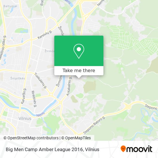 Карта Big Men Camp Amber League 2016